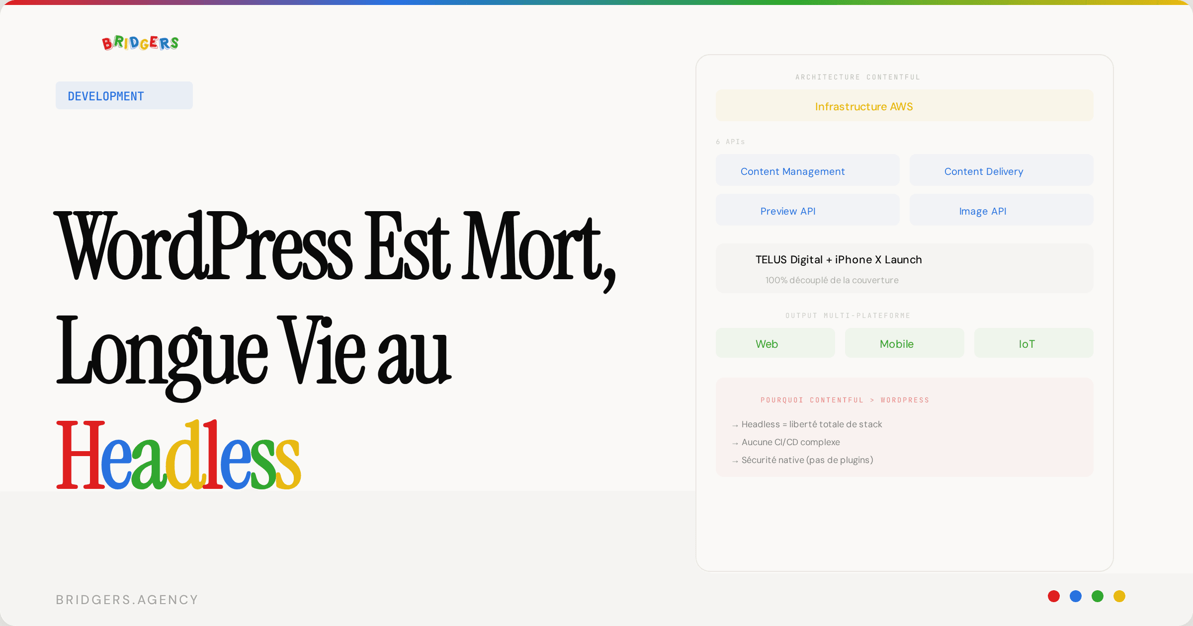 Contentful, de quoi mettre Wordpress au placard !